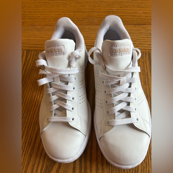 Adidas Advantage White Athletic Shoes with Cloudfoam Comfort Size 8 - Picture 9 of 9